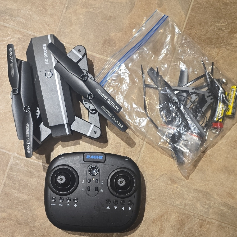 2.4GHz Black RC Drone with Controller